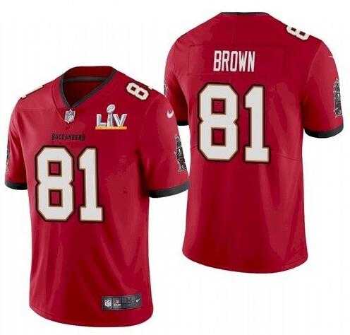 Nike Men & Women & Youth Buccaneers 81 Antonio Brown Red 2021 Super Bowl LV Vapor Untouchable Limited Jersey,We sell and wholesale Nike Men & Women & Youth Buccaneers 81 Antonio Brown Red 2021 Super Bowl LV Vapor Untouchable Limited Jersey on line form chian!